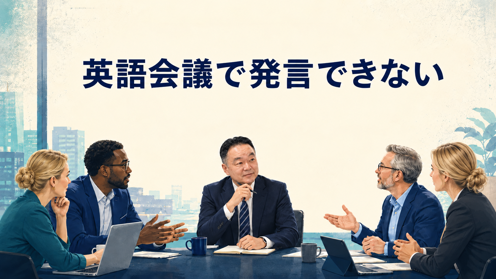 英語会議で発言できないと感じる方へ・English KEAのビジネス英会話